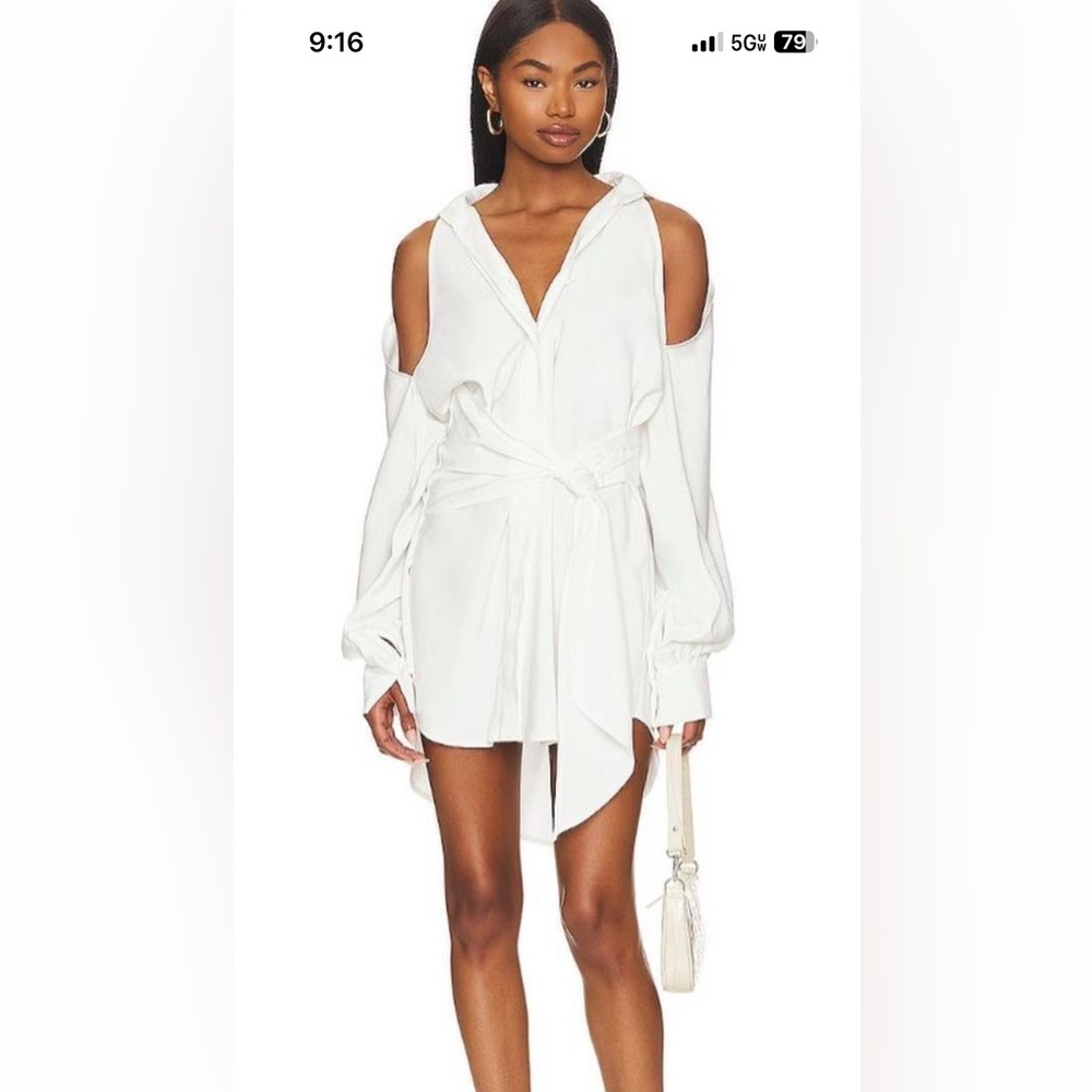 Nonchalant the label cut sleeve dress